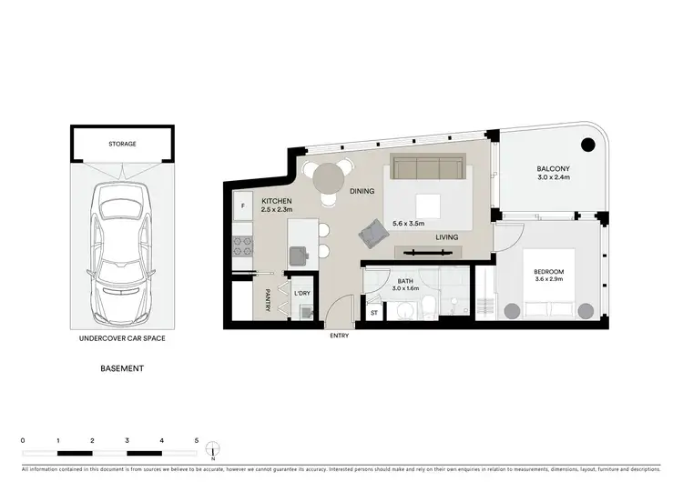 Floorplan of Homely apartment listing, 1808/6 Joseph Road, Footscray VIC 3011