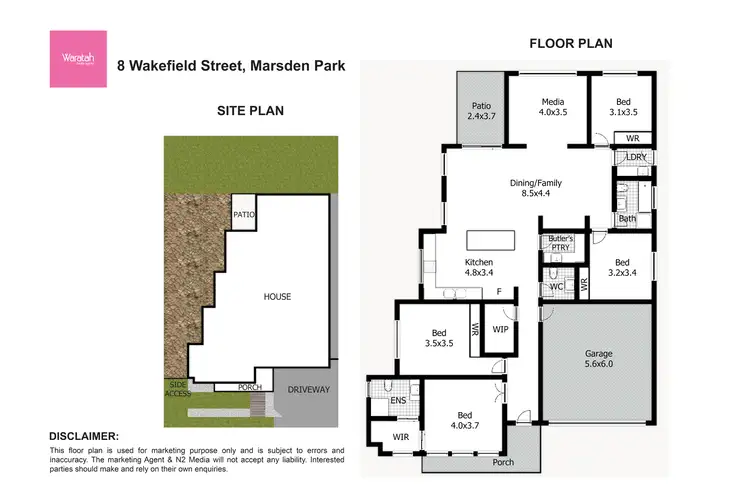 Floorplan of Homely house listing, 8 Wakefield Street, Marsden Park NSW 2765