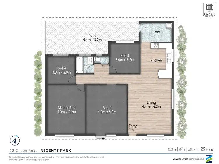 Floorplan of Homely house listing, 12 Green Road, Regents Park QLD 4118