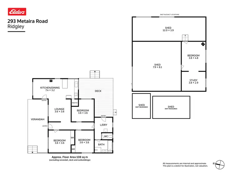 Floorplan of Homely rural property listing, 293 Metaira Road, Ridgley TAS 7321