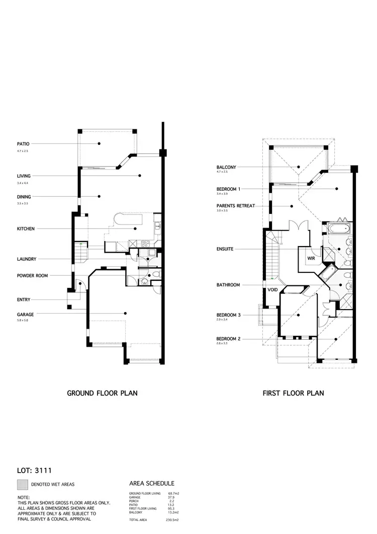 Floorplan of Homely villa listing, 3067 Quay South Drive, Carrara QLD 4211