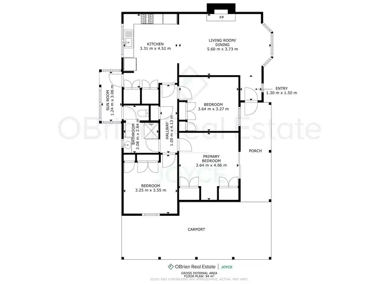 Floorplan of Homely house listing, 36 Smith Crescent, Wangaratta VIC 3677