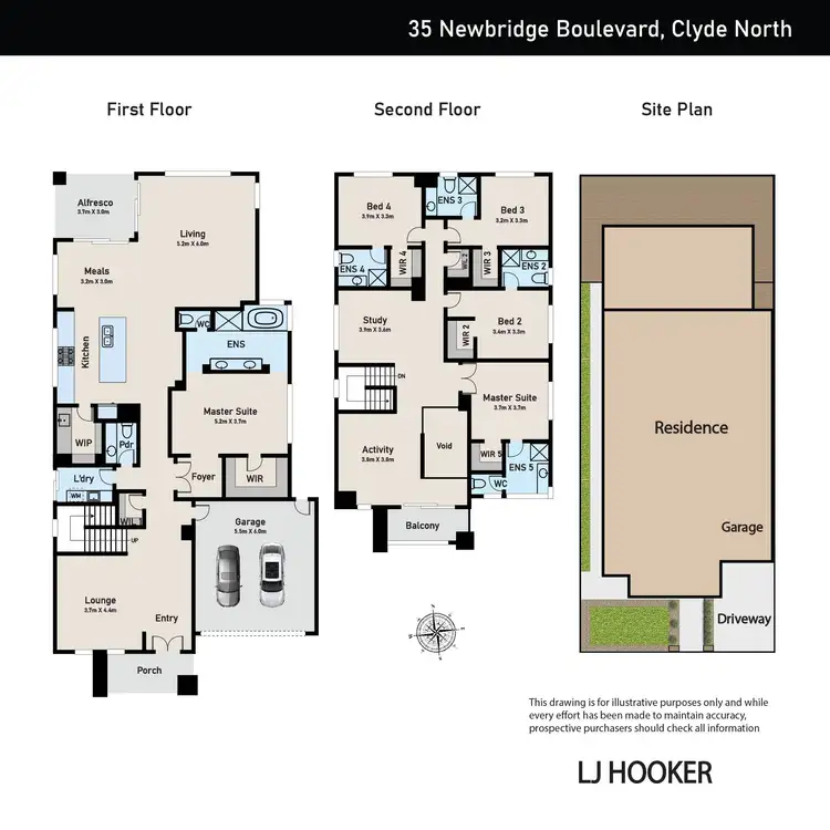 Floorplan of Homely house listing, 35 Newbridge Boulevard, Clyde North VIC 3978
