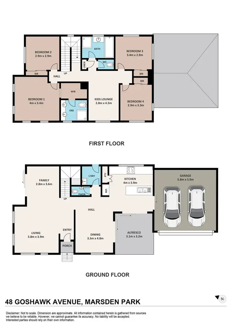 Floorplan of Homely house listing, 48 Goshawk Avenue, Marsden Park NSW 2765