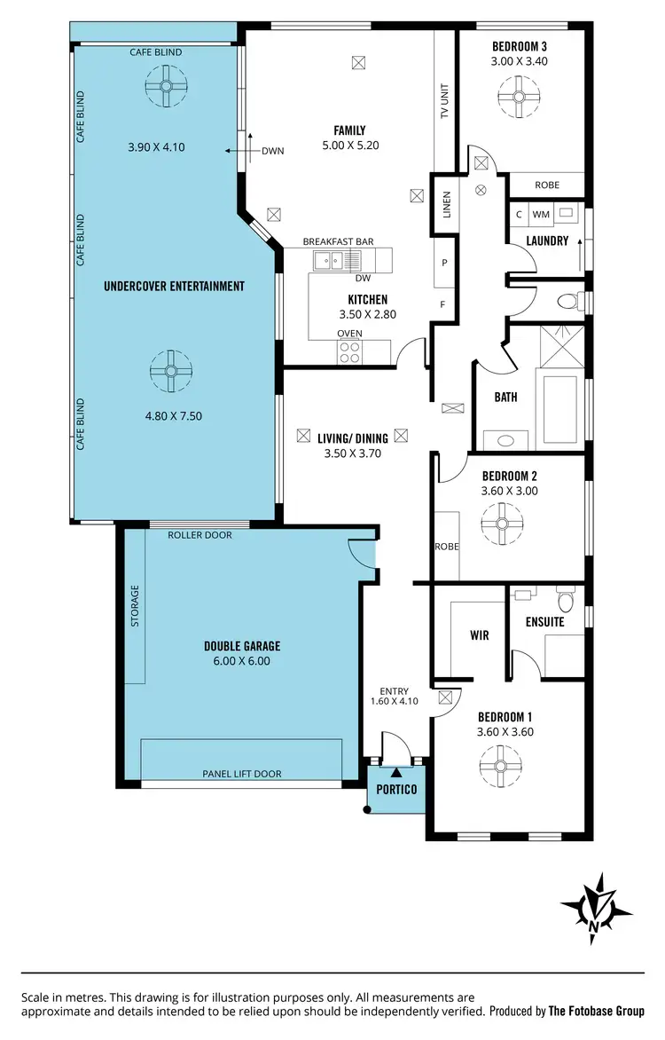Floorplan of Homely house listing, 12 Sovereign Drive, Woodcroft SA 5162