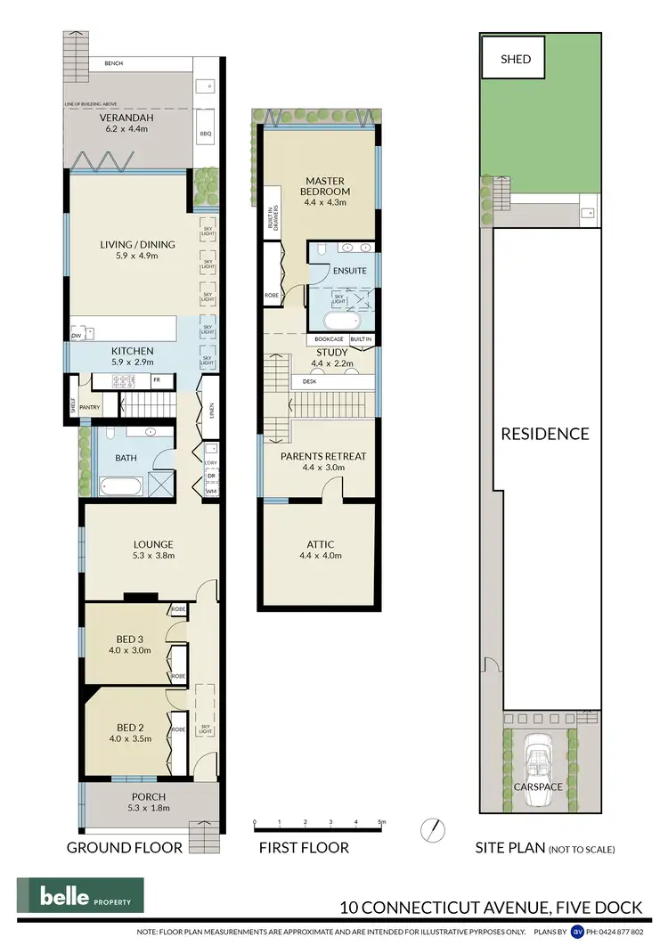 Floorplan of Homely house listing, 10 Connecticut Avenue, Five Dock NSW 2046