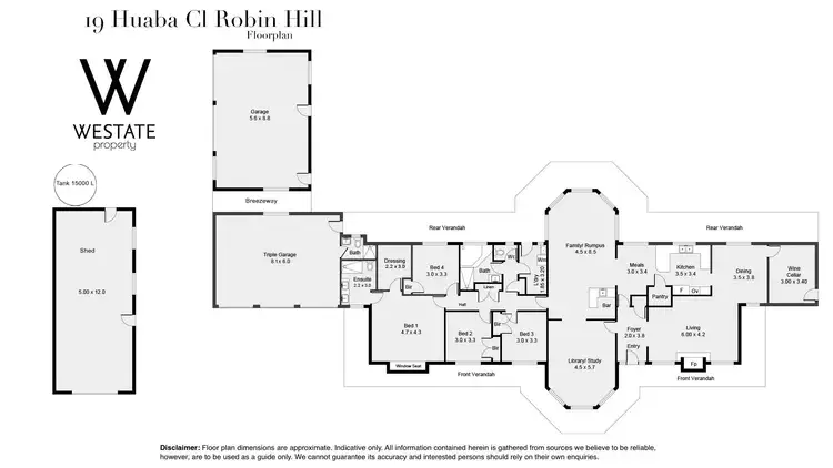 Floorplan of Homely house listing, 19 Huaba Close, Robin Hill NSW 2795