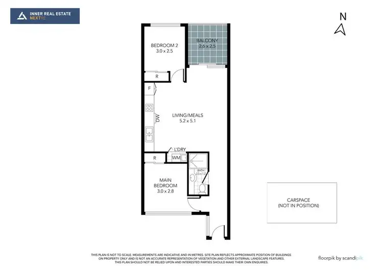 Floorplan of Homely apartment listing, 304/51 Buckley Street, Noble Park VIC 3174