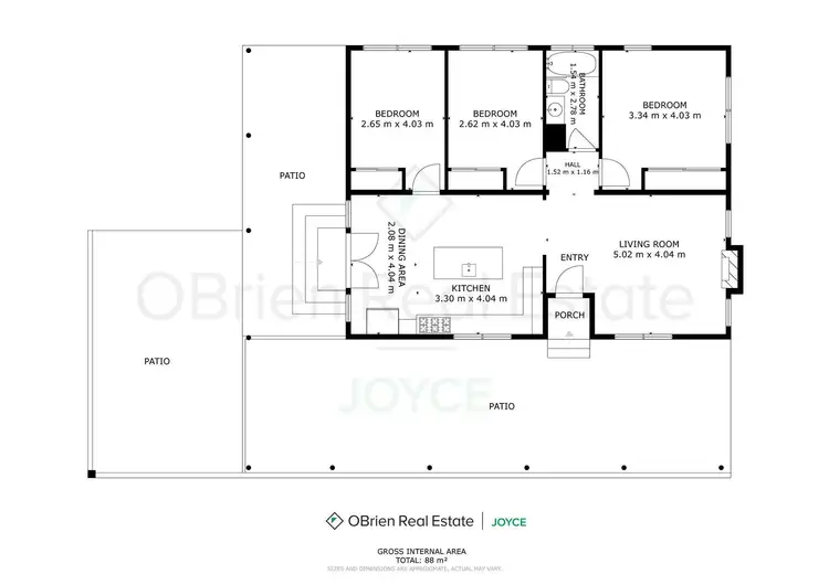 Floorplan of Homely house listing, 8 Bennett Court, Wangaratta VIC 3677