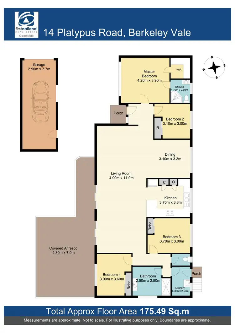 Floorplan of Homely house listing, 14 Platypus Road, Berkeley Vale NSW 2261
