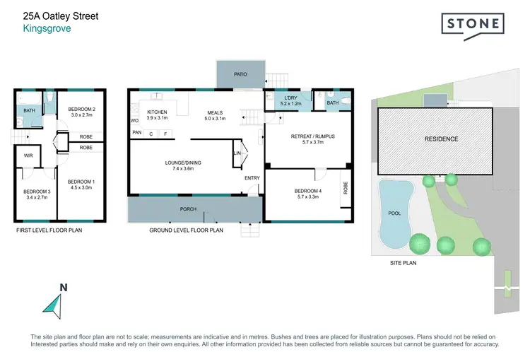 Floorplan of Homely house listing, 25A Oatley Street, Kingsgrove NSW 2208