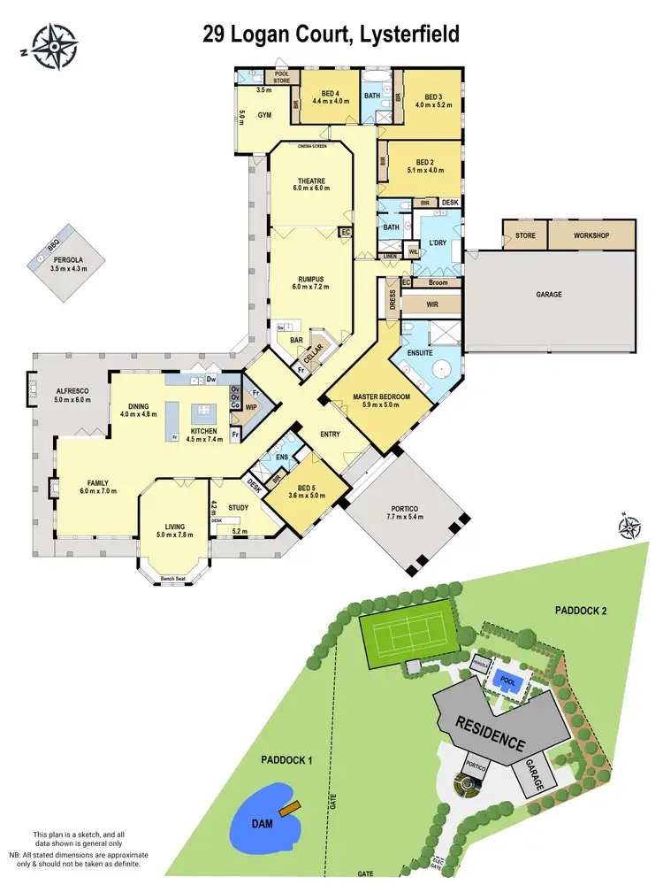 Floorplan of Homely house listing, 29 Logan Court, Lysterfield VIC 3156