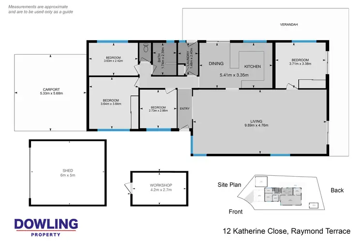 Floorplan of Homely house listing, 12 Katherine Close, Raymond Terrace NSW 2324