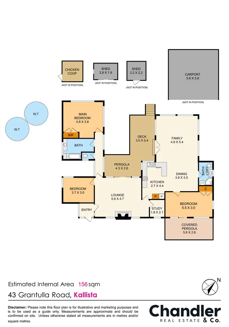 Floorplan of Homely house listing, 43 Grantulla Road, Kallista VIC 3791