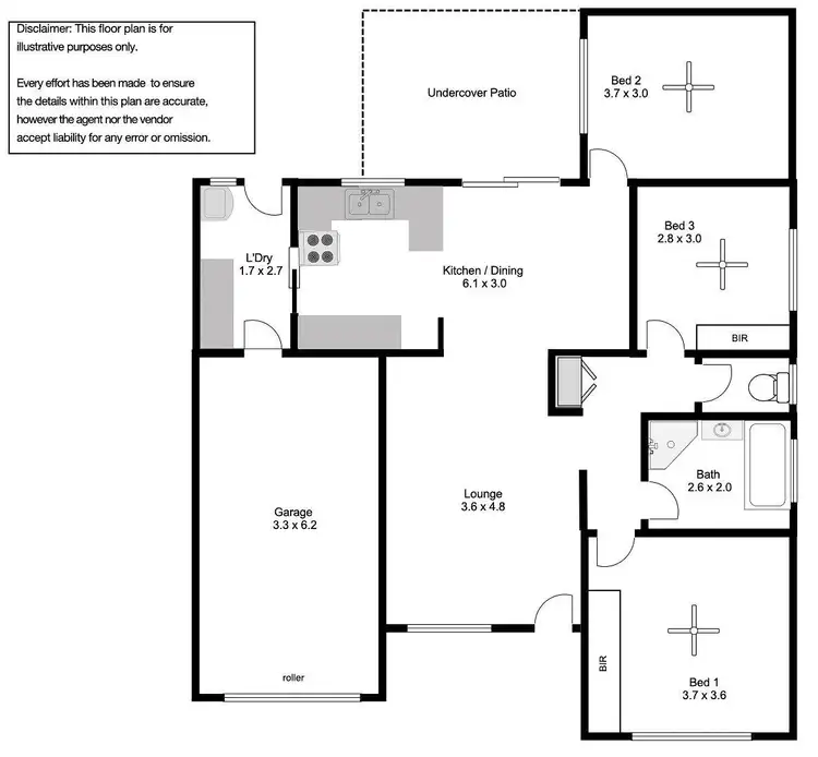 Floorplan of Homely house listing, 16 Haigh Street, Port Lincoln SA 5606