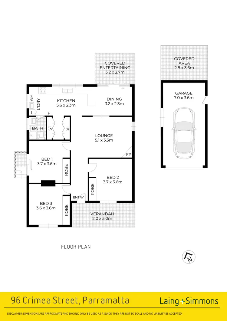 Floorplan of Homely house listing, 96 Crimea Street, Parramatta NSW 2150