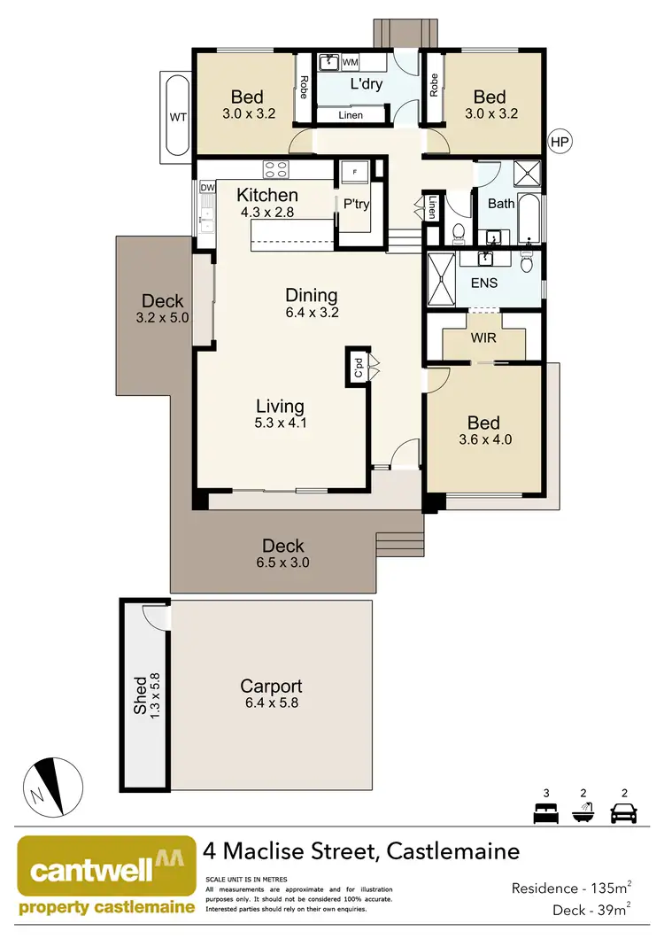 Floorplan of Homely house listing, 4A MacLise Street, Castlemaine VIC 3450