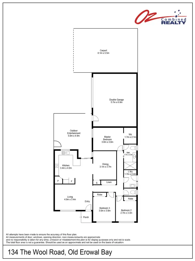 Floorplan of Homely house listing, 134 The Wool Road, Old Erowal Bay NSW 2540