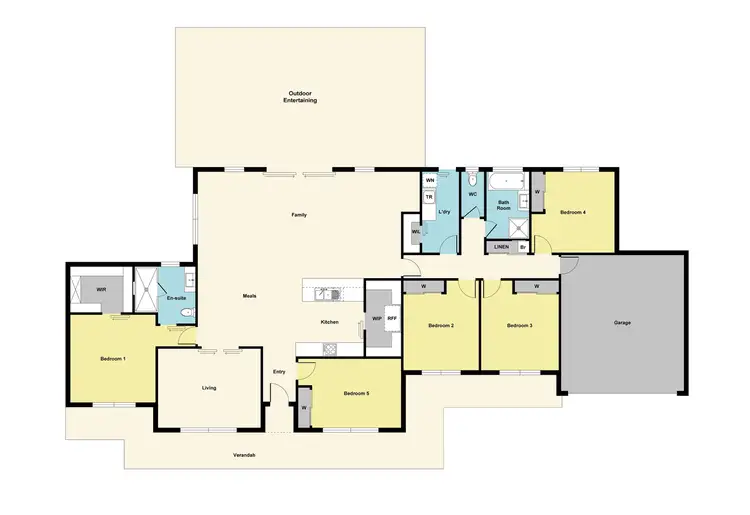 Floorplan of Homely house listing, 3 Mountain View Street, Avoca VIC 3467