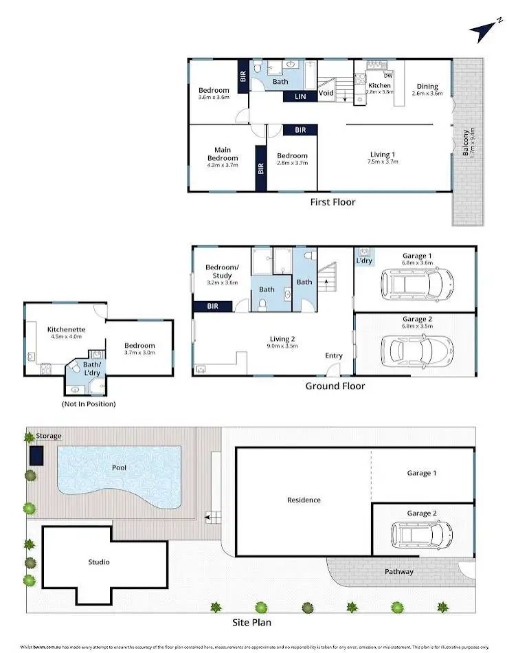 Floorplan of Homely house listing, 42 Stirgess Avenue, Curl Curl NSW 2096