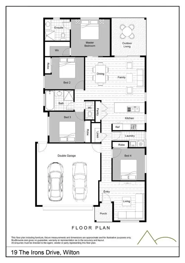 Floorplan of Homely house listing, 19 The Irons Drive, Wilton NSW 2571