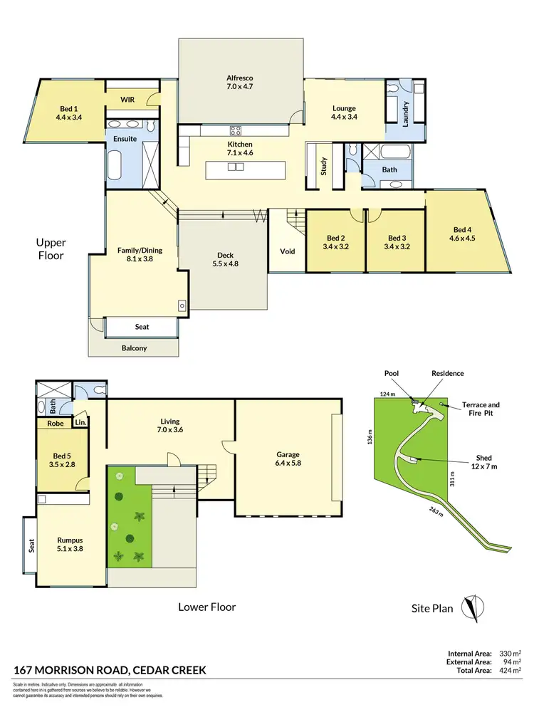 Floorplan of Homely house listing, 167 Morrison Road, Cedar Creek QLD 4520