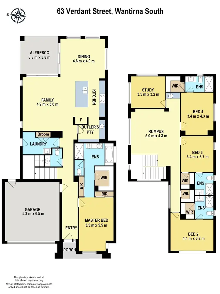 Floorplan of Homely house listing, 63 Verdant Street, Wantirna South VIC 3152