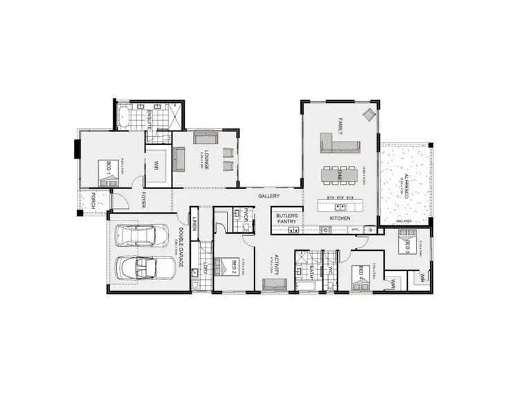 Floorplan of Homely house listing, 22 Canon Street, Leneva VIC 3691