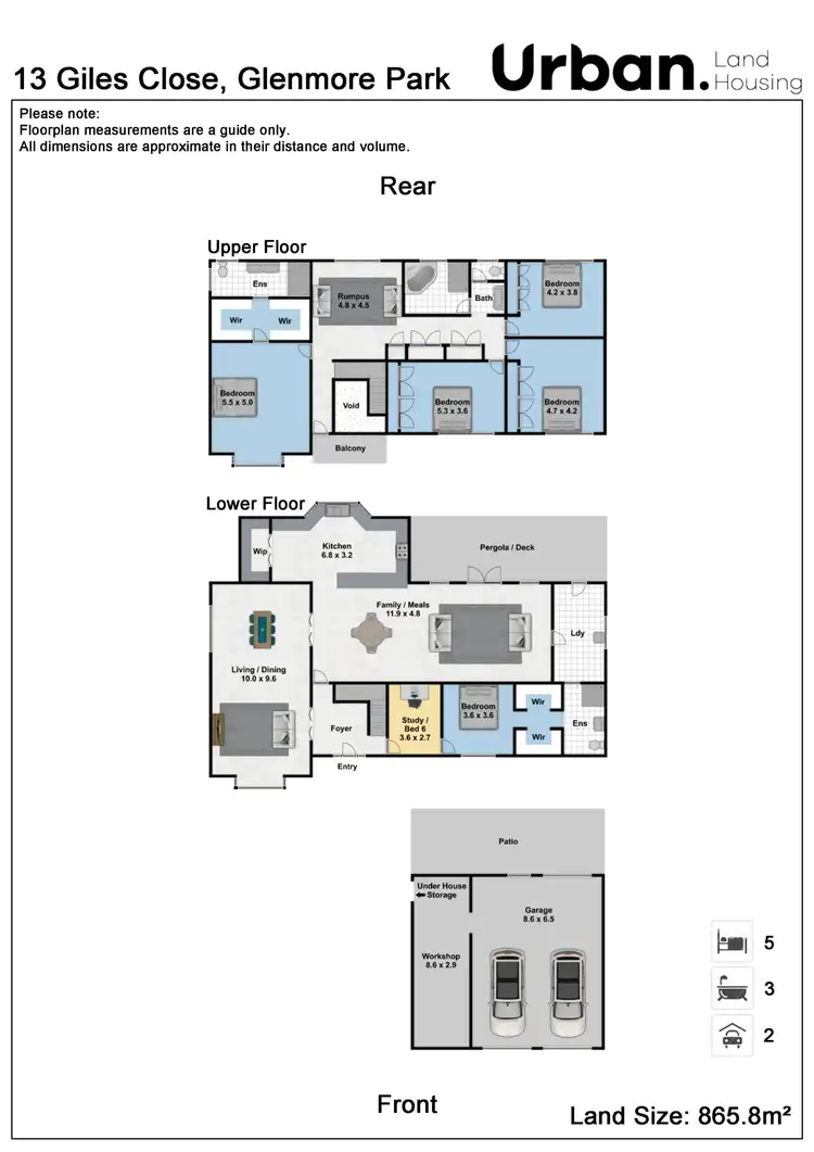 Floorplan of Homely house listing, 13 Giles Close, Glenmore Park NSW 2745