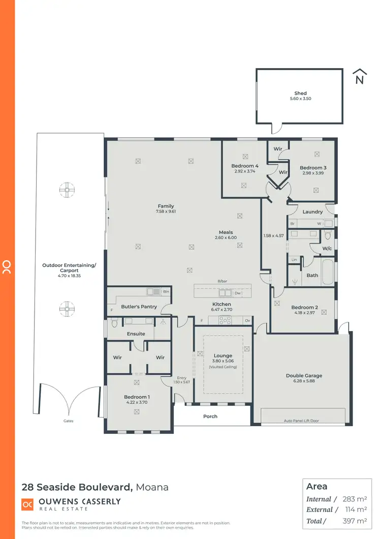 Floorplan of Homely house listing, 28 Seaside Boulevard, Moana SA 5169
