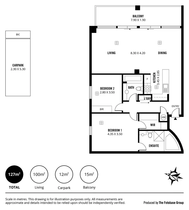 Floorplan of Homely apartment listing, 13/18 Colley Terrace, Glenelg SA 5045