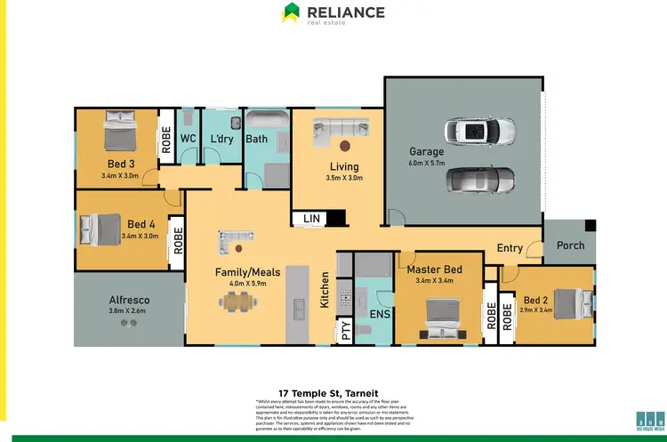 Floorplan of Homely house listing, 17 Temple Street, Tarneit VIC 3029