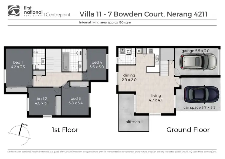 Floorplan of Homely townhouse listing, 11/7 Bowden Court, Nerang QLD 4211
