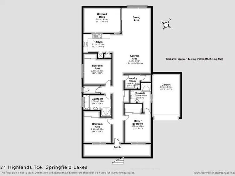 Floorplan of Homely house listing, 71 Highlands Terrace, Springfield Lakes QLD 4300