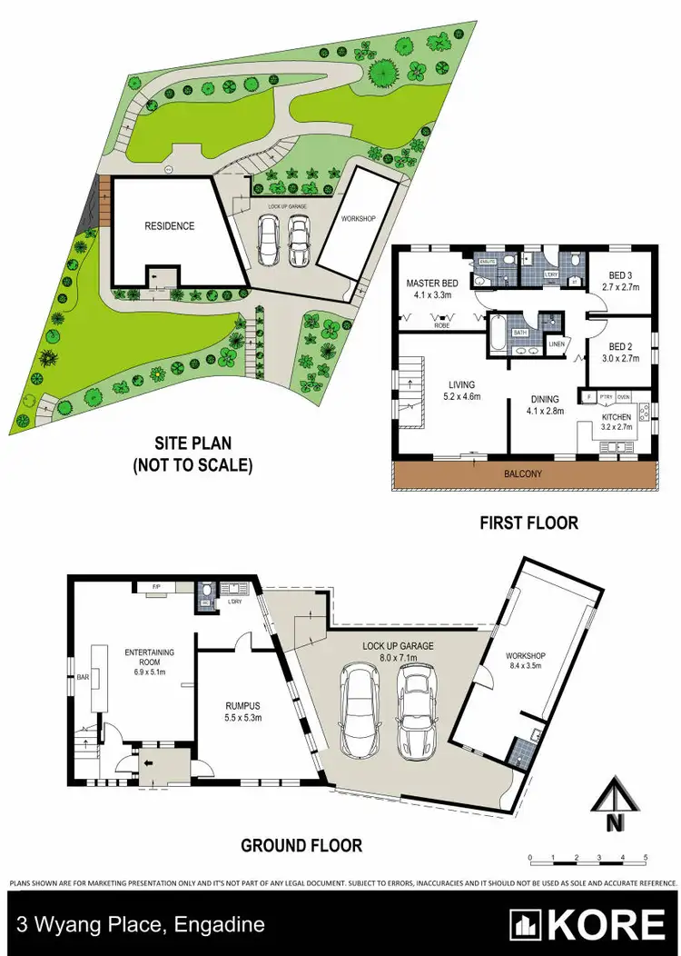 Floorplan of Homely house listing, 3 Wyang Place, Engadine NSW 2233