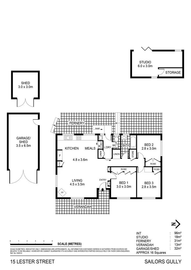 Floorplan of Homely house listing, 15 Lester Street, Sailors Gully VIC 3556