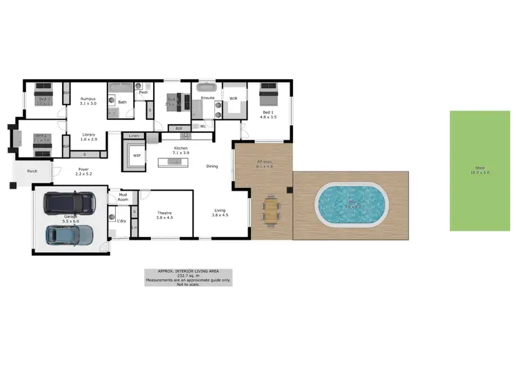 Floorplan of Homely house listing, 129 Hoddle Street, Howlong NSW 2643