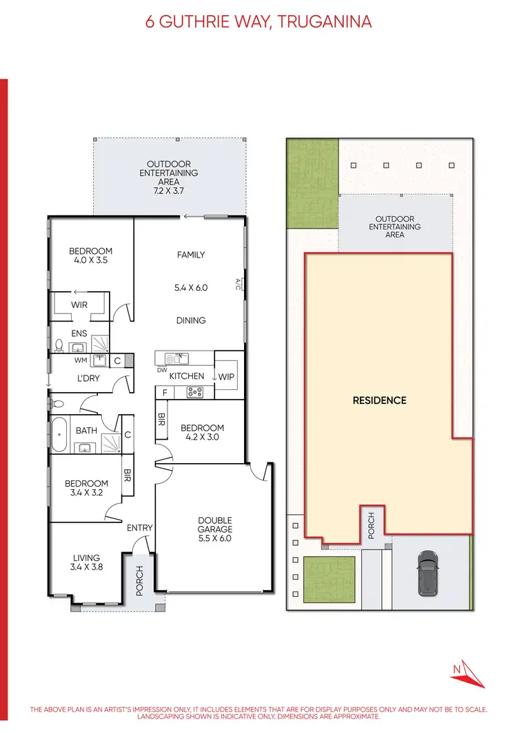 Floorplan of Homely house listing, 6 Guthrie Way, Truganina VIC 3029