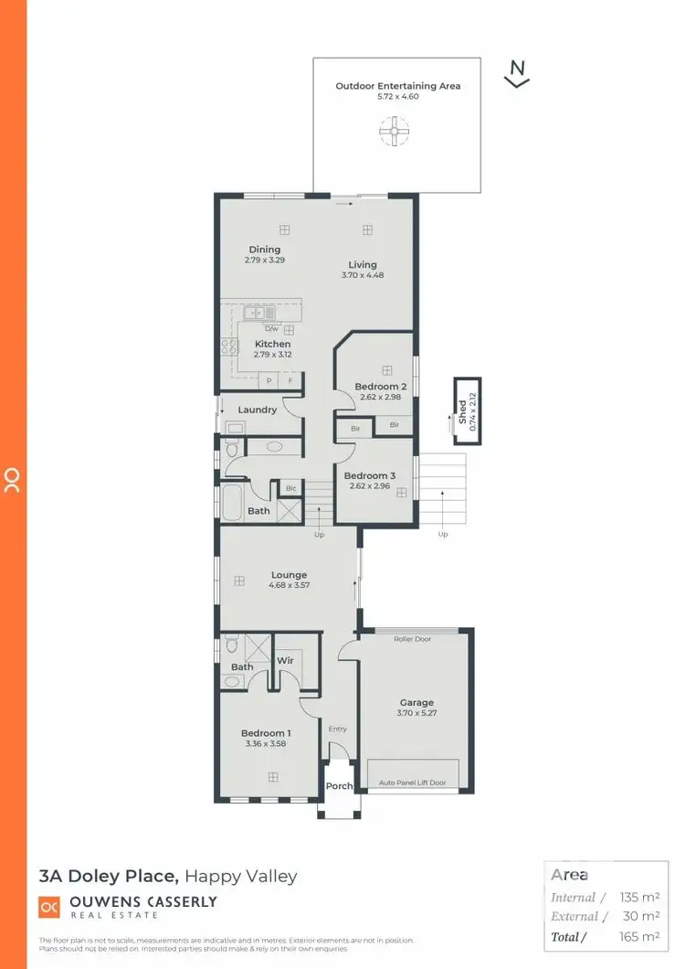 Floorplan of Homely house listing, 3a Doley Place, Happy Valley SA 5159