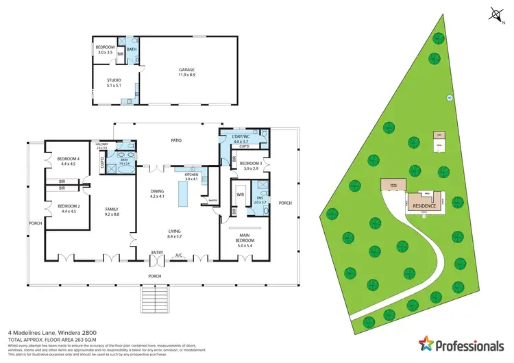 Floorplan of Homely house listing, 4 Madelines Lane, Orange NSW 2800