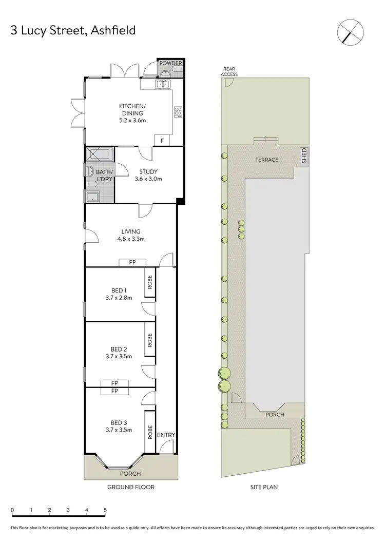 Floorplan of Homely house listing, 3 Lucy Street, Ashfield NSW 2131