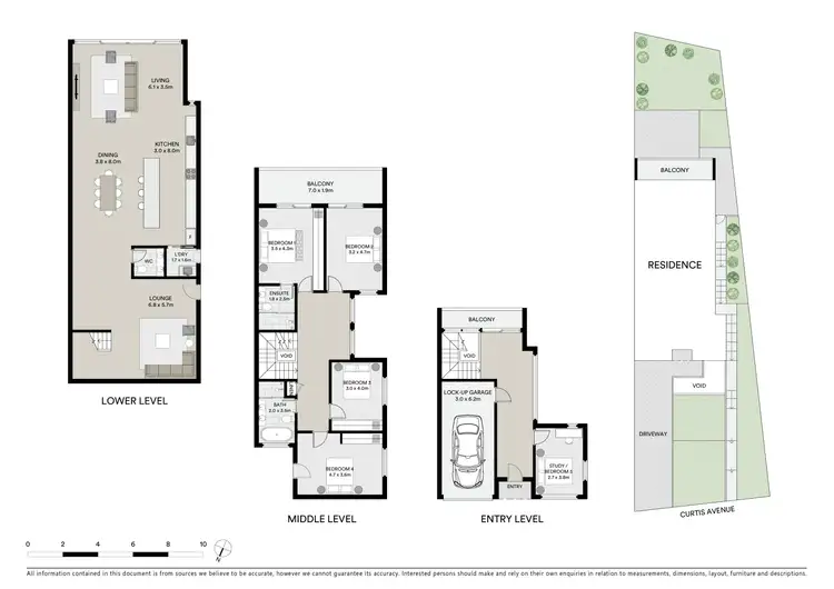 Floorplan of Homely semi-detached listing, 16B Curtis Avenue, Taren Point NSW 2229