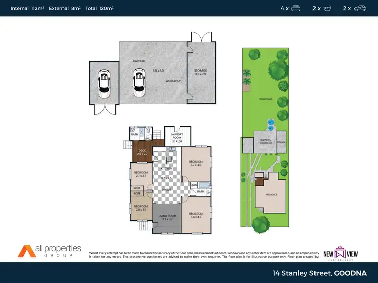 Floorplan of Homely house listing, 14 Stanley Street, Goodna QLD 4300