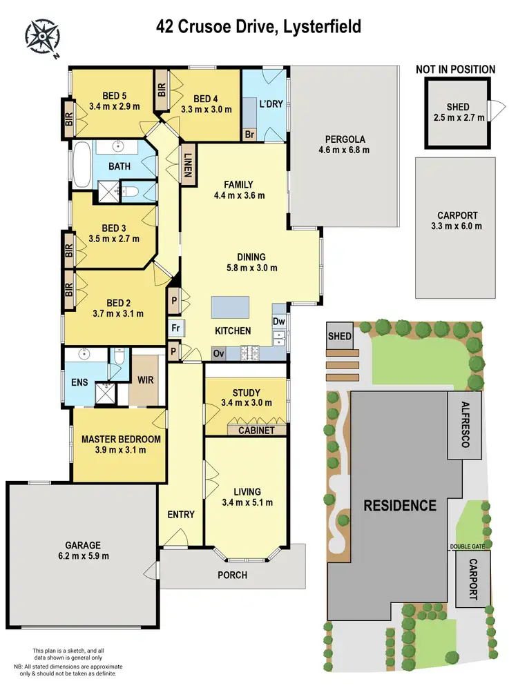 Floorplan of Homely house listing, 42 Crusoe Drive, Lysterfield VIC 3156