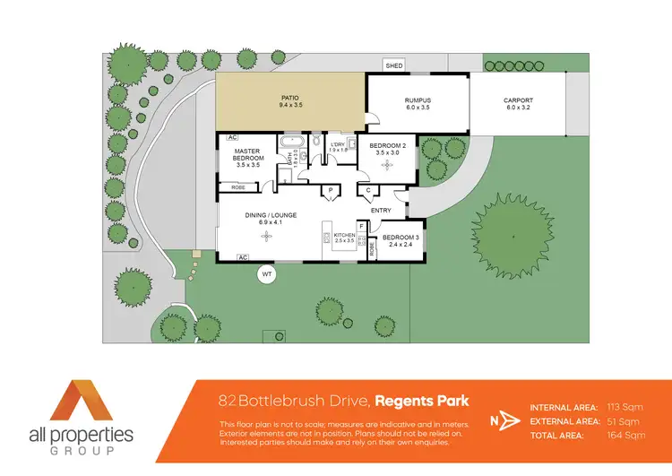 Floorplan of Homely house listing, 82 Bottlebrush Drive, Regents Park QLD 4118