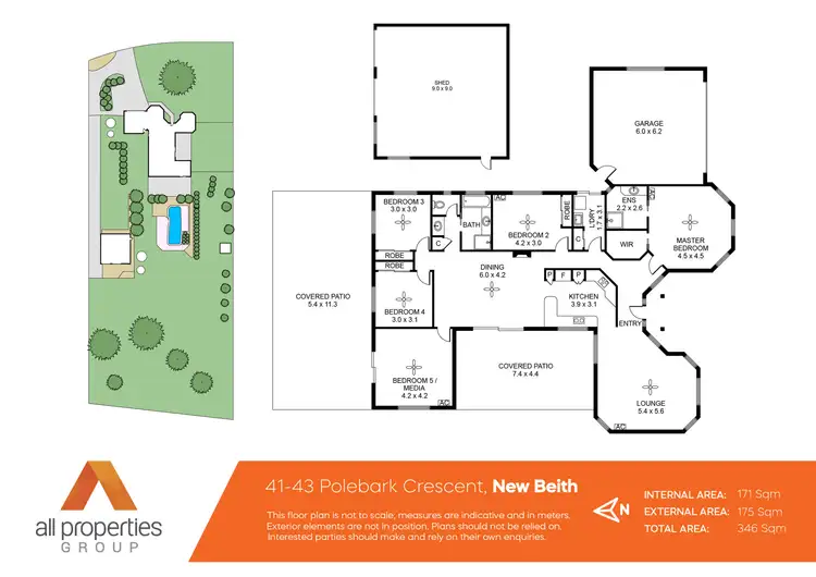 Floorplan of Homely house listing, 41-43 Polebark Crescent, New Beith QLD 4124
