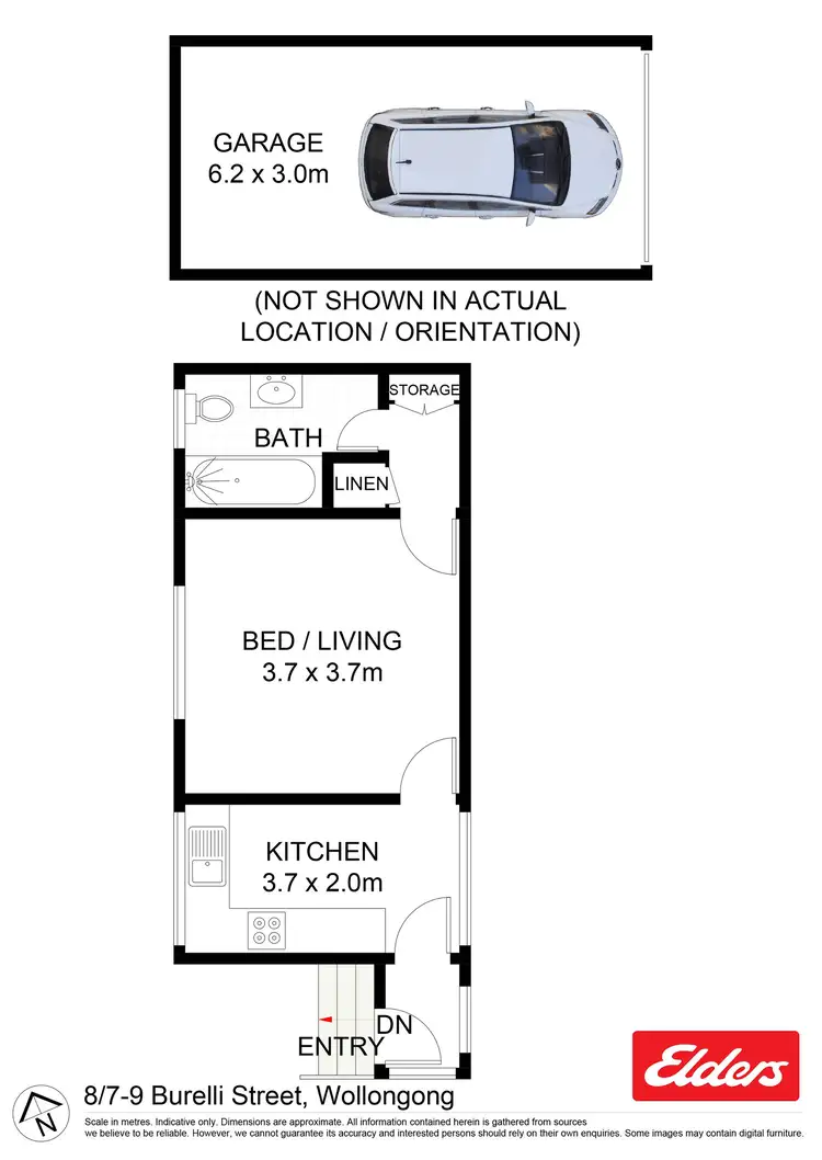 Floorplan of Homely unit listing, 8/7-9 Burelli Street, Wollongong NSW 2500
