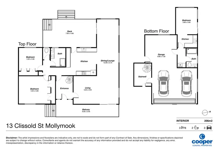 Floorplan of Homely house listing, 13 Clissold Street, Mollymook NSW 2539
