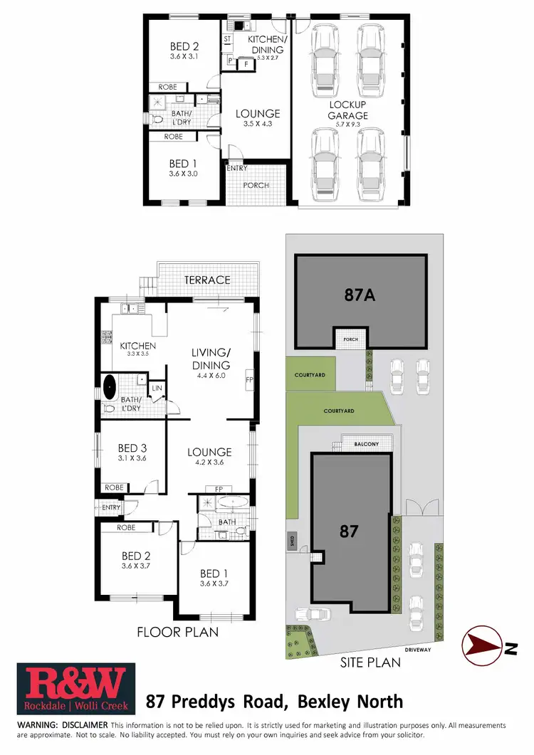 Floorplan of Homely house listing, 87 Preddys Road, Bexley North NSW 2207