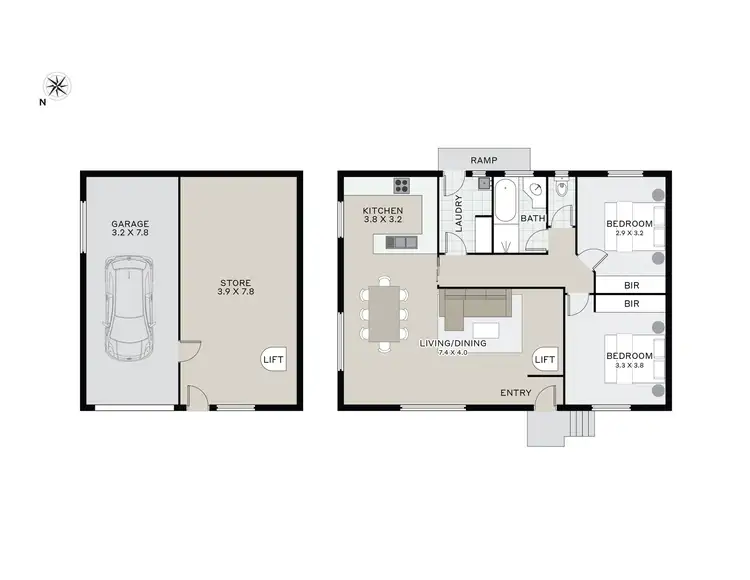 Floorplan of Homely house listing, 12/345 Brisbane Street, West Launceston TAS 7250